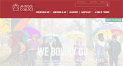 Desktop Screenshot of antiochcollege.org